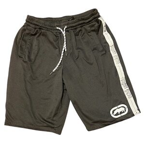Ecko Unlimited Charcoal Athletic 
Thick Mesh Basketball Shorts Sz M